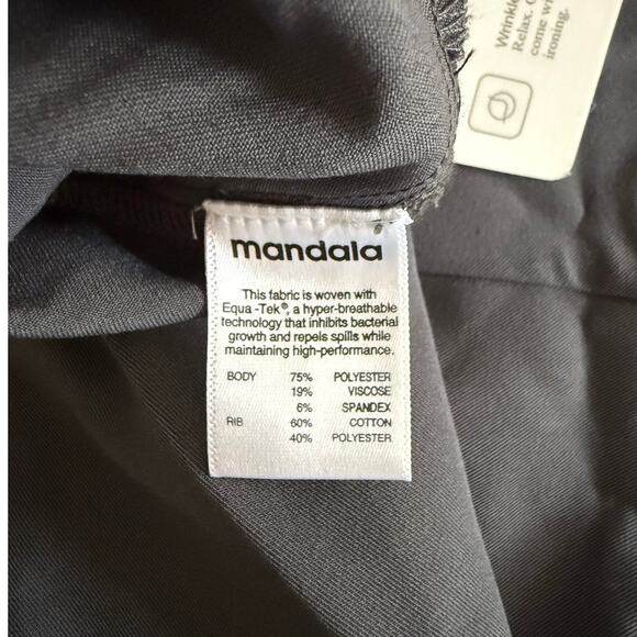 Mandala Pewter Gray Scrub Jacket, Women's Size 3XL - NEW! - Picture 6 of 7